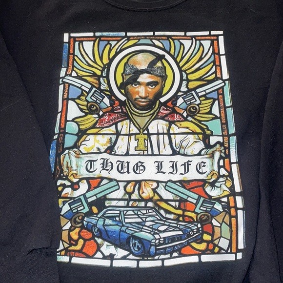 Tupac Reason Crewneck Sweater - Picture 2 of 4